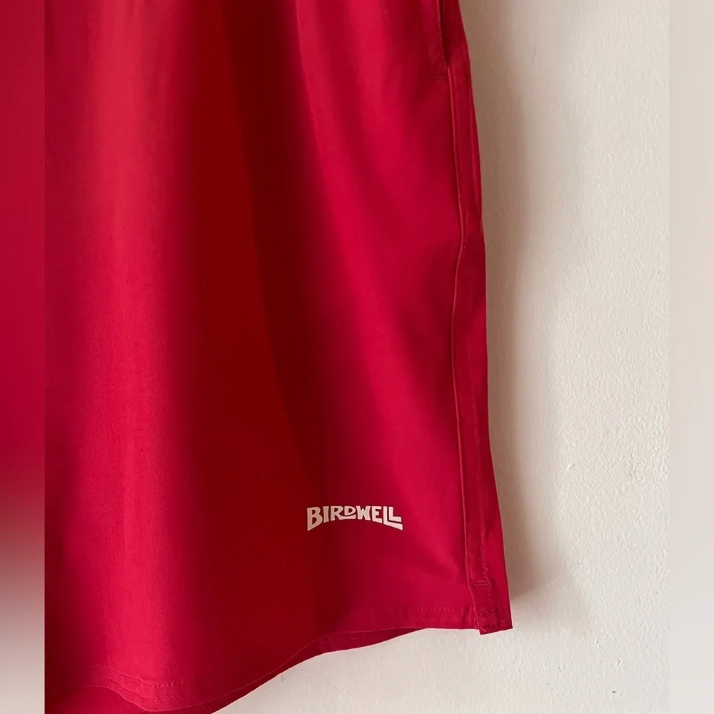 Birdwell Beach Britches Red Board Swim Lined 7.5” Inseam Shorts Sz XXL 2XL